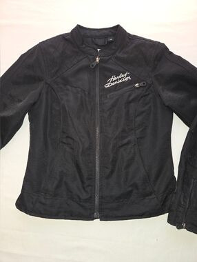 Harley-Davidson Women's Miss Enthusiast 3-in-1 Casual Jacket Black XS